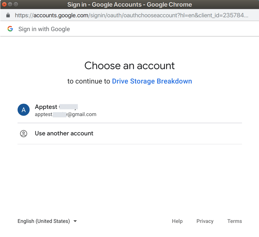 Login with your google account to use the apps script