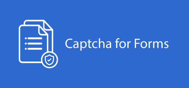 captcha for forms banner