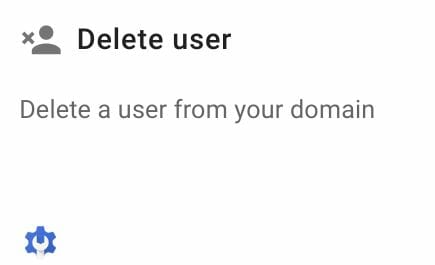 Delete user action in Foresight