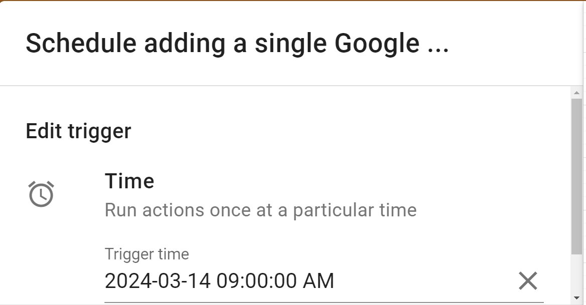 Creating Google Workspace Users by Schedule