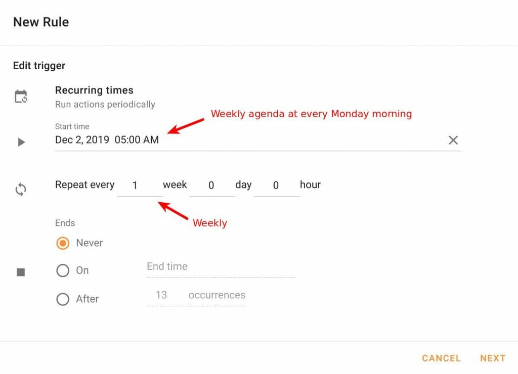 Google Calendar Daily Weekly Agenda to Your Inbox