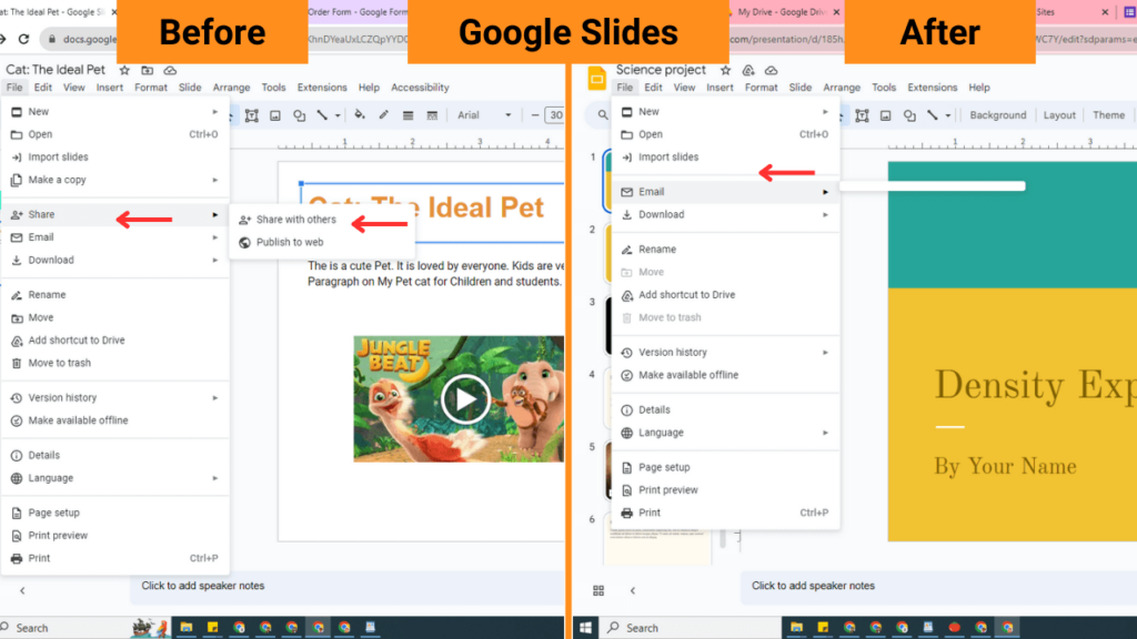 Block Google Drive Sharing Files