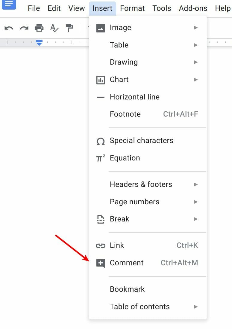 Disable Comment in Google Docs Editors xFanatical