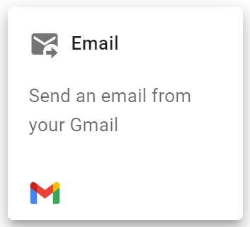 Select Email Action