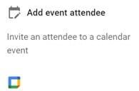 Add event attendee trigger