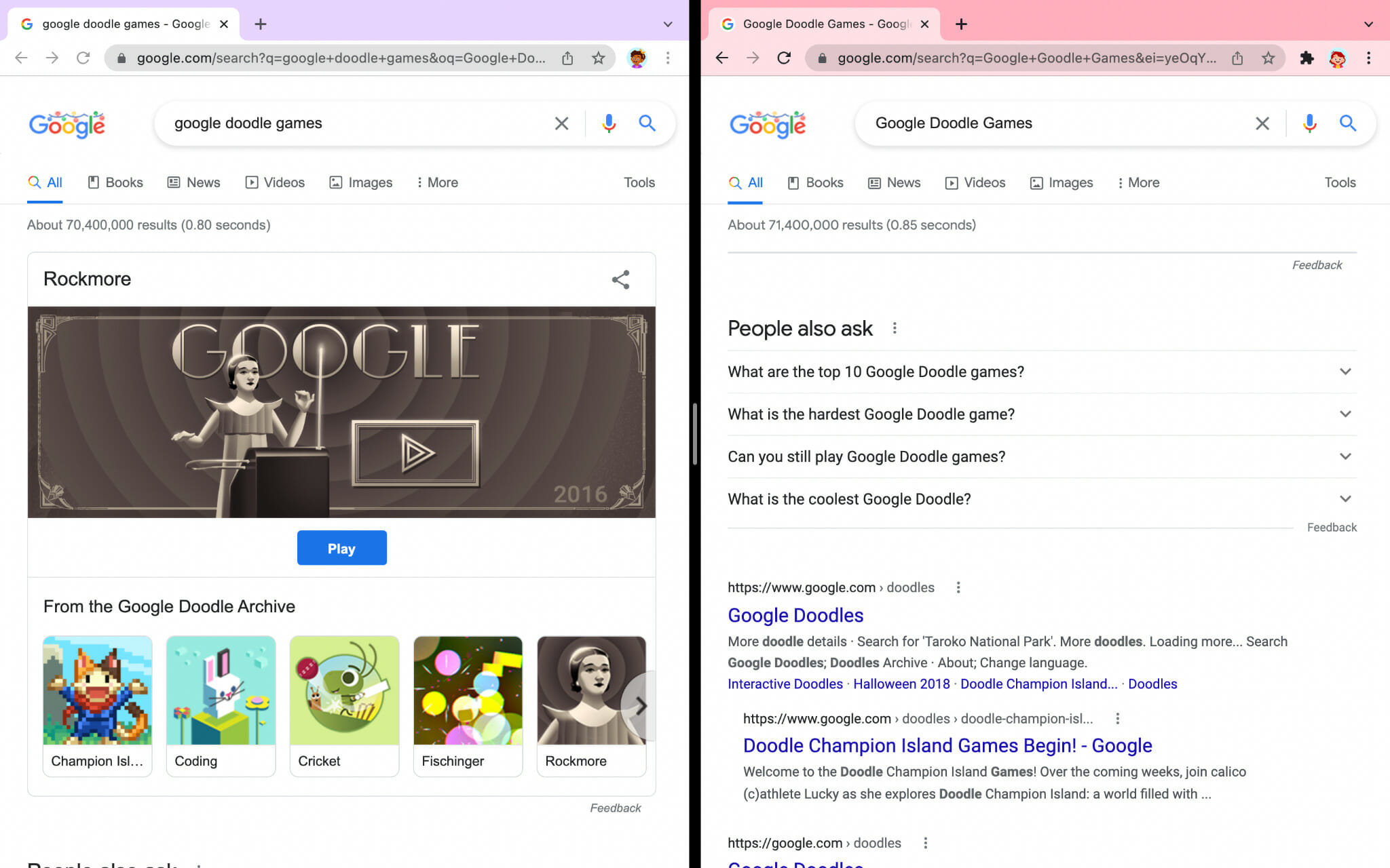 7 Popular Google Doodle Games For Users