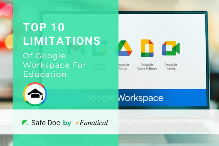 10 Limitations of Google Workspace for Education