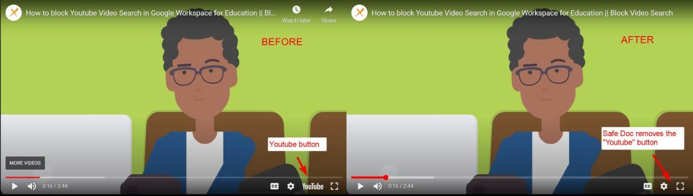 Remove Youtube Controls From Video | XFanatical