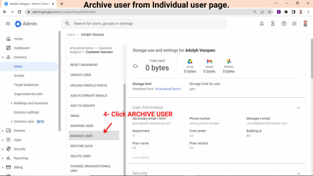 Google Workspace Archive User | XFanatical