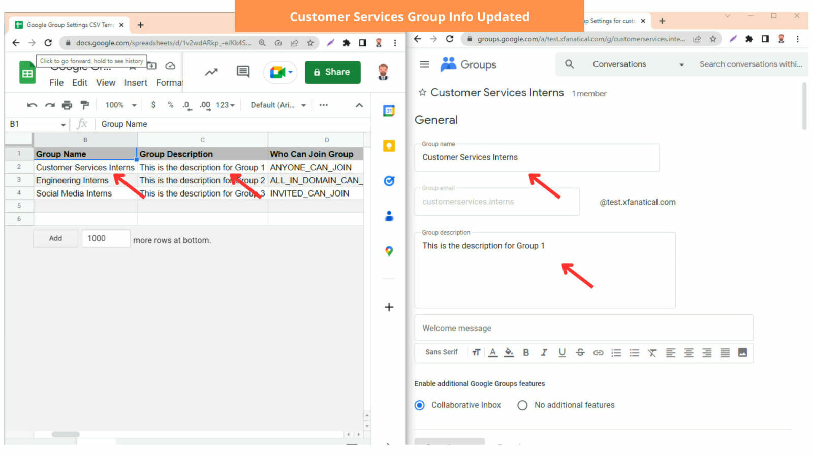 How to bulk create Google Groups? - xFanatical