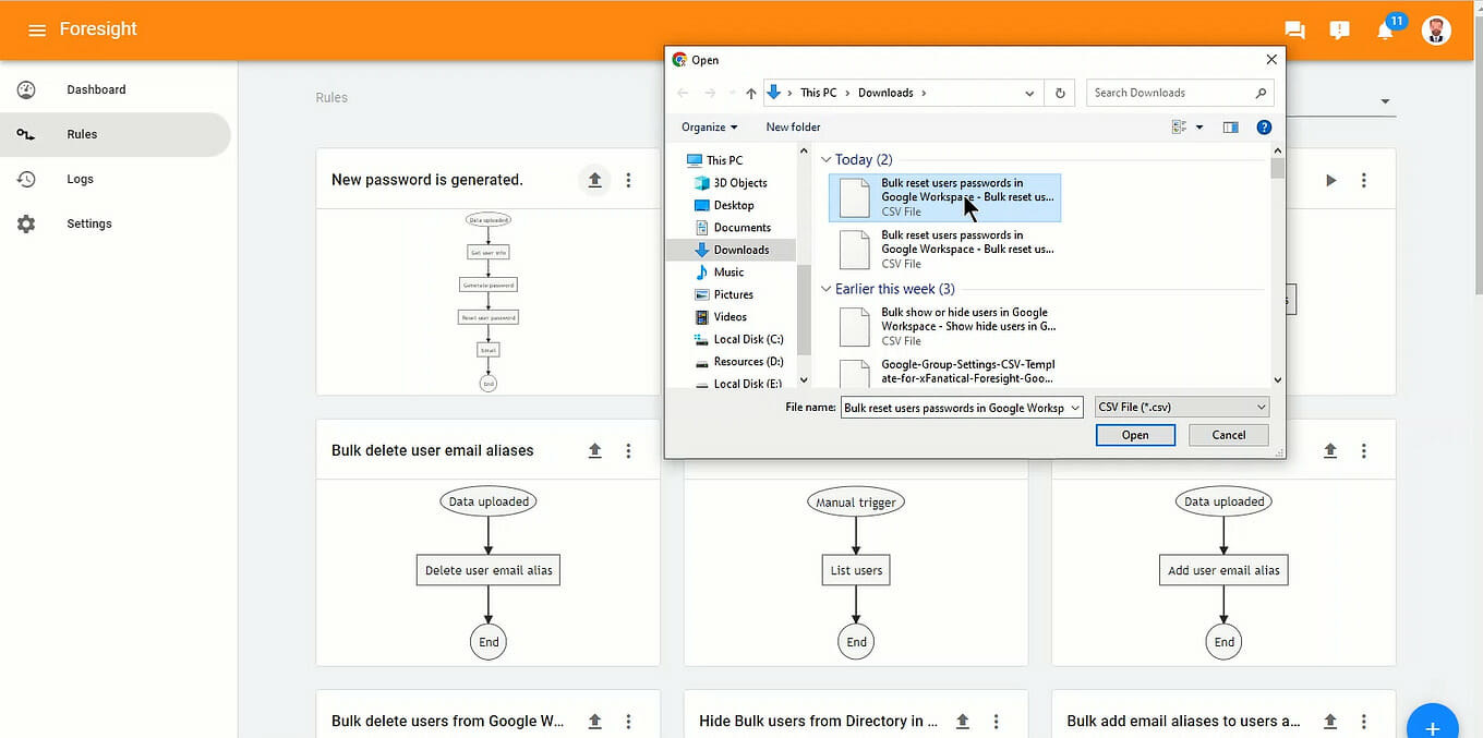 How To Bulk Reset Users Passwords In Google Workspace