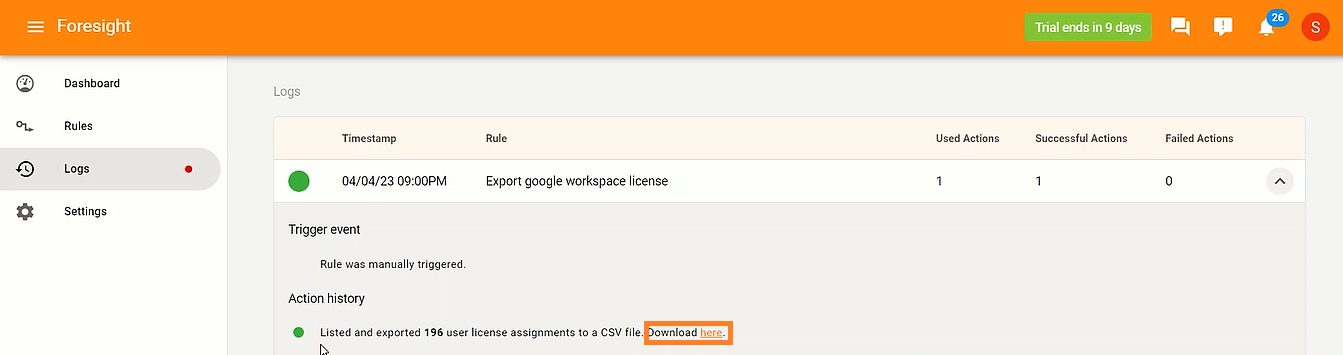 How to Export Google Workspace Licenses