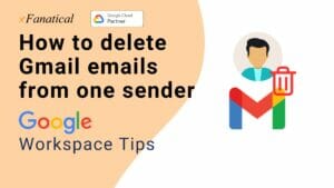 How to delete all emails from one sender?