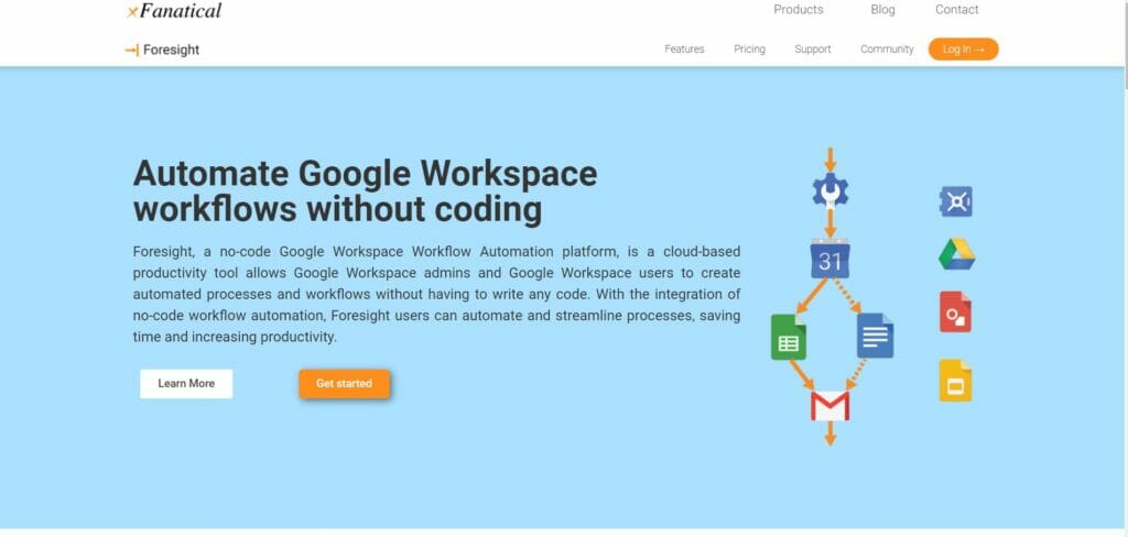 Automate google workspace workf lows without coding