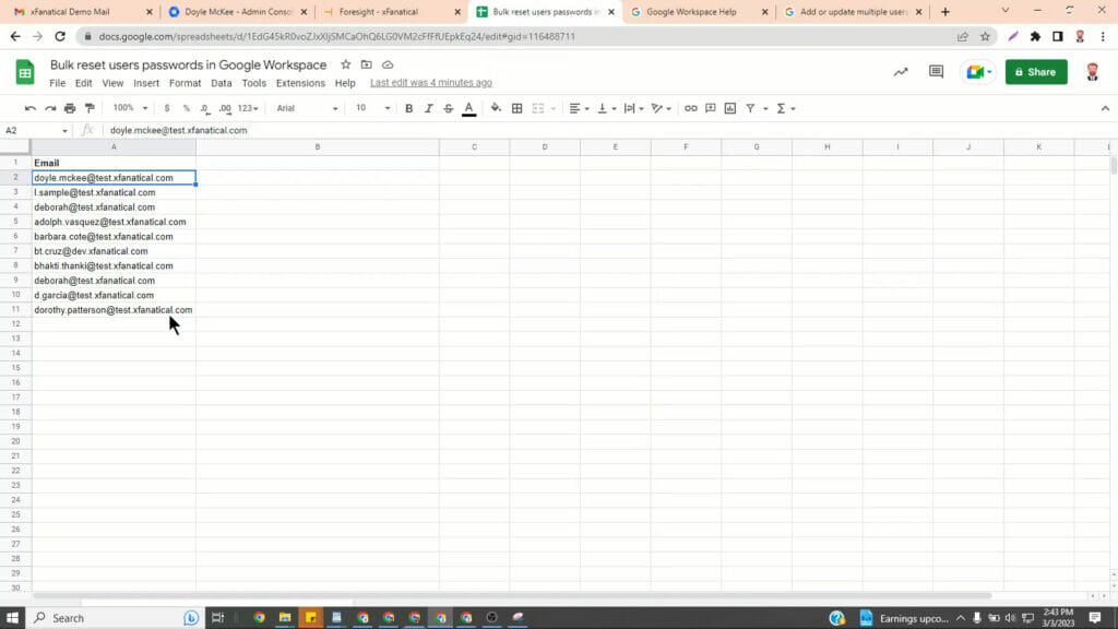 How To Bulk Reset Users Passwords In Google Workspace