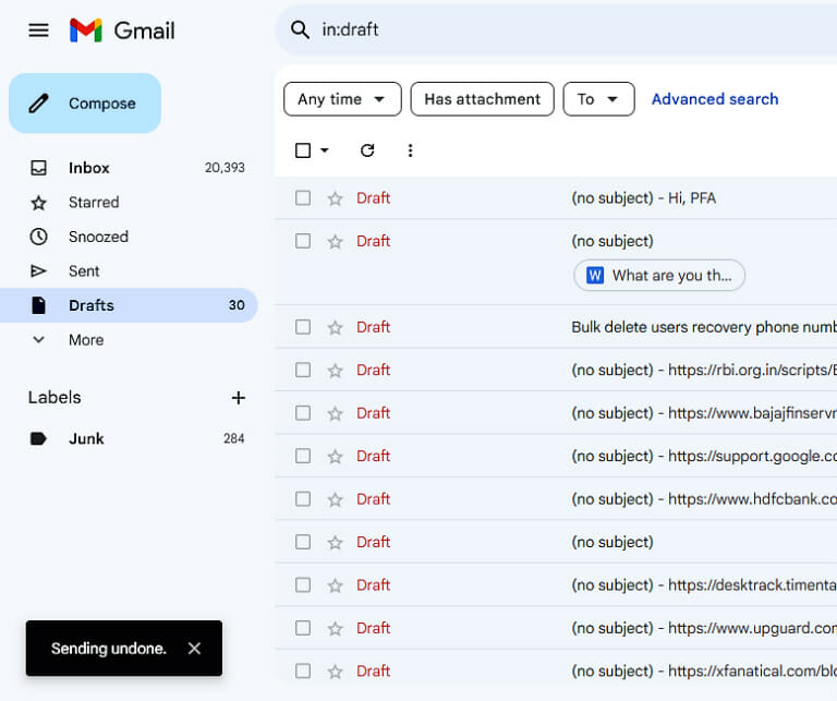 How to unsend an email? xFanatical