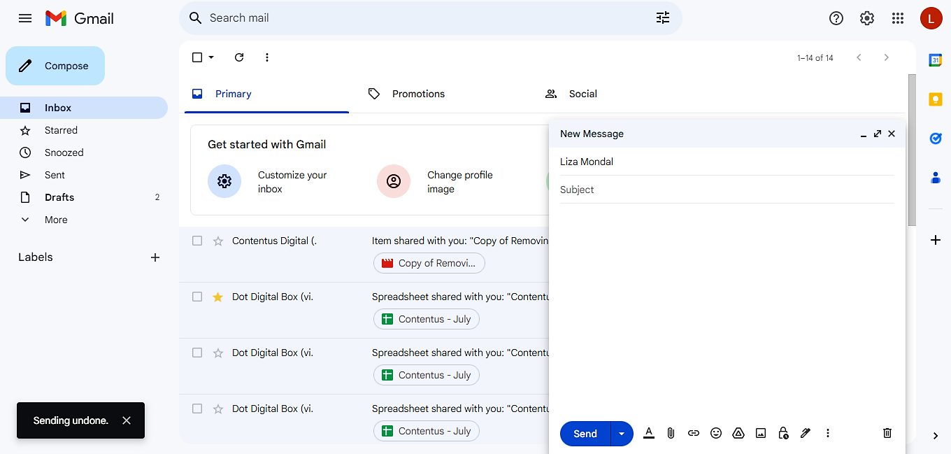 How to recall an email in Outlook and unsend in Gmail