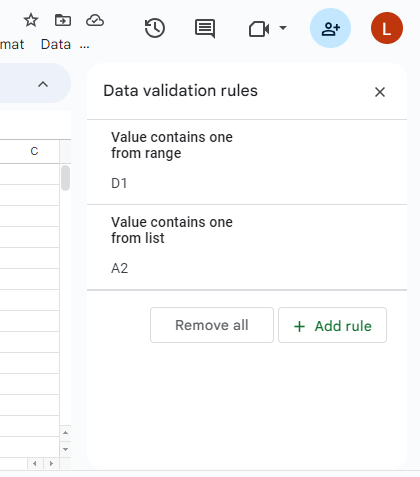 guide how to add a drop-down list in Google Sheets