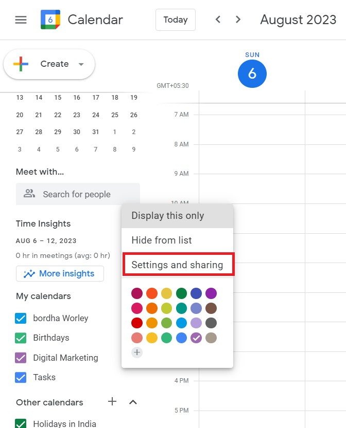 Efficient Google Calendar Sharing xFanatical