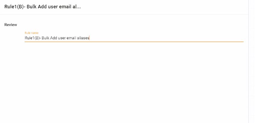 email aliases in bulk with Foresight