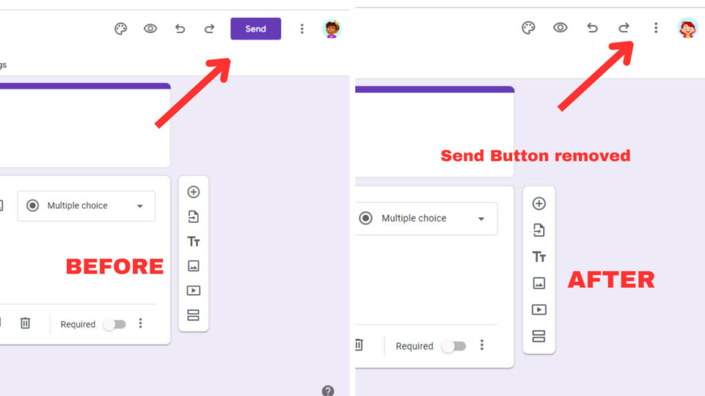 Stop Students Sending Google Forms