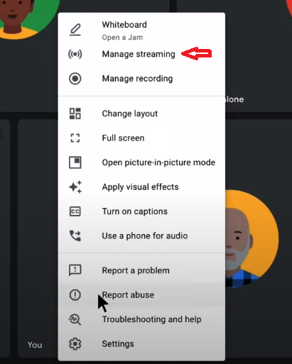 Manage Streaming