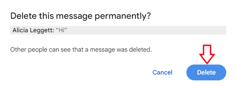 Delete Conversations on Google Chat